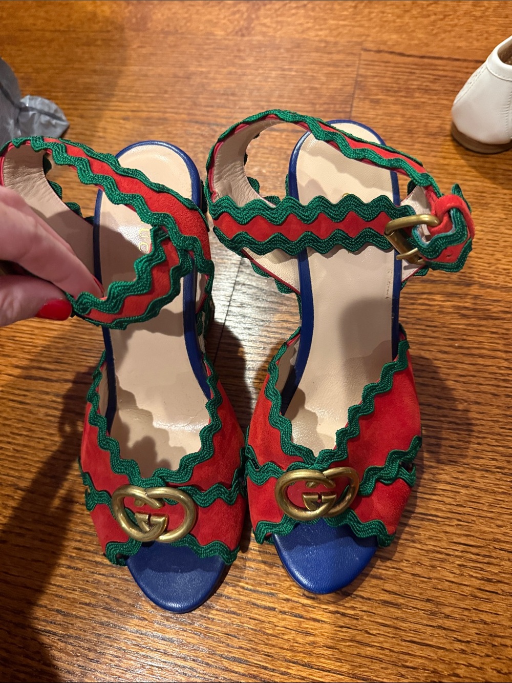 Gucci GG interlocking wedges
